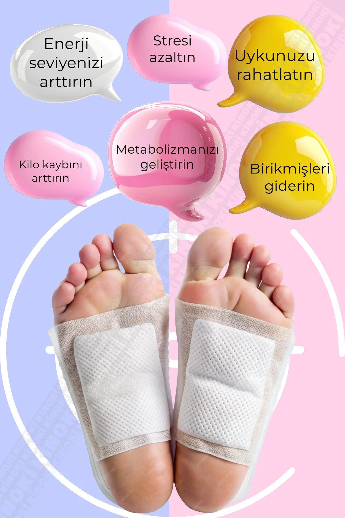 Adımla Lavanta & Bambu Ayak Rahatlatma Bandı (10'lu)